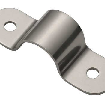 Edelstahl-Flachbrücke für 22 mm Rohr Edelstahl-Flachbrücke für 22 mm Rohr