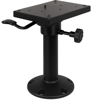 Master Seat Pedestal - Fixed Height Black Aluminum 330mm Master Seat Pedestal - Fixed Height Black Aluminum 330mm