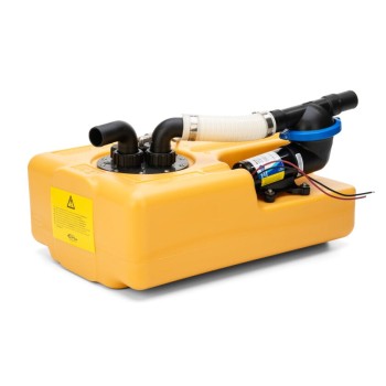 Waste Water Tank with 12V Jabsco pump ( Model Standard 53lt)