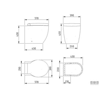 Toilet Tecma Evolution Plus 24v Toilet Tecma Evolution Plus 24v