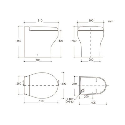 Marine Toilet Tecma Silence Plus 2G 12V (All-in-One SFT Panel) Marine Toilet Tecma Silence Plus 2G 12V (All-in-One SFT Panel)