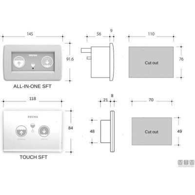 Toilet Tecma Silence Plus 2G - 12v -Short Model Toilet Tecma Silence Plus 2G - 12v -Short Model