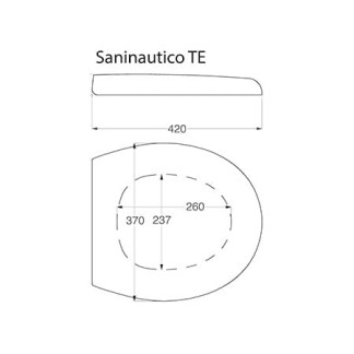 Spare Seat T-236FR for Tecma Elengance