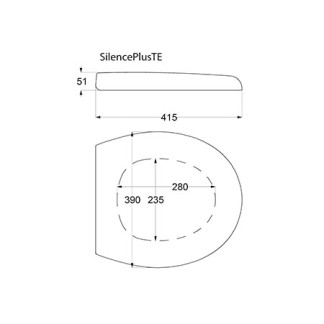 Spare Seat T-236FR for Tecma Elengance