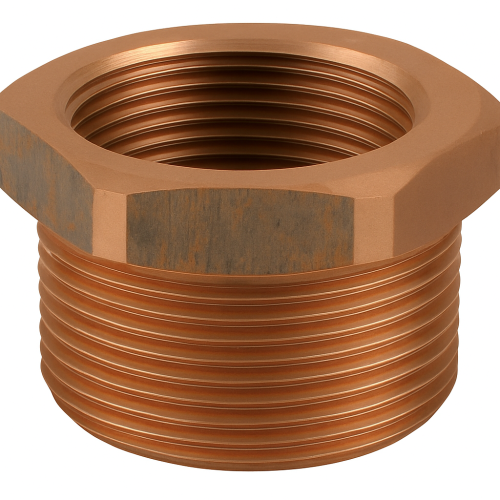 Bronze Sechskant-Rohrbuchse M-F G 2 Bronze Sechskant-Rohrbuchse M-F G 2