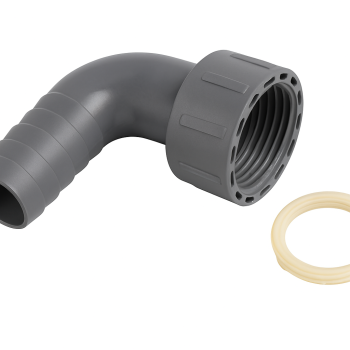 F Elbow Pipe-to-Hose with Ring G 1/2 x 10 Thread F Elbow Pipe-to-Hose with Ring G 1/2 x 10 Thread