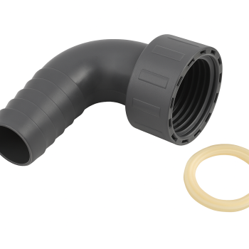 F Elbow Pipe-to-Hose with Ring G 3/4 x 12 Thread ( F Elbow Pipe-to-Hose with Ring G 3/4 x 12 Thread (