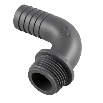 M Elbow Pipe-to-Hose G 3/4 x 13 Thread (