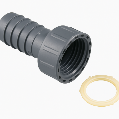 Hose Connector with F Lock Nut G 1/4 x 7 Thread (