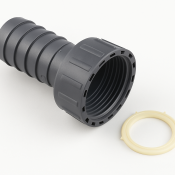 Hose Connector with F Lock Nut G 3/4 x 10 Thread
