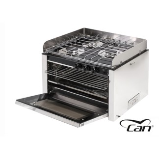 Stainless Gas Cooker with Oven Can 3-Burner Stainless Gas Cooker with Oven Can 3-Burner