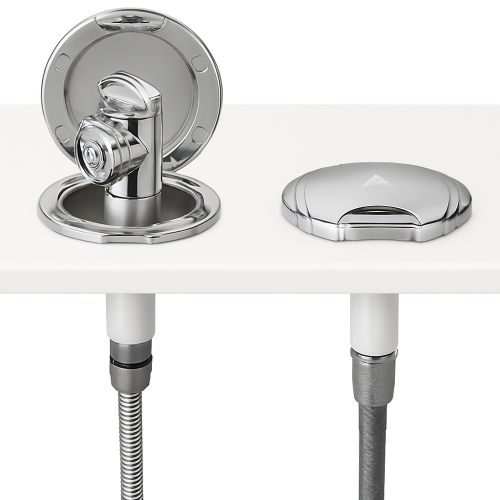Mona Shower Kit - Chromed