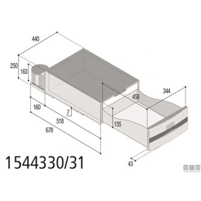 Kühlschrank Vitrifrigo D20A Weiß Kühlschrank Vitrifrigo D20A Weiß