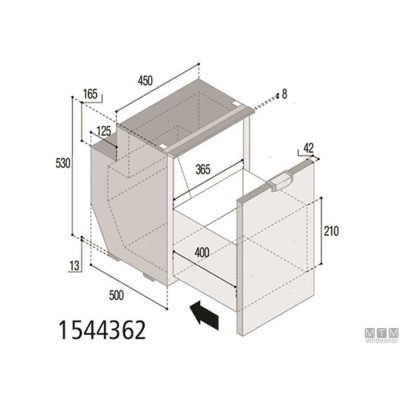 Fridge-Freezer Vitrifrigo C62DWi