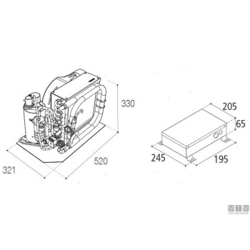 Air-condition system Vitrifrigo Macs 12000