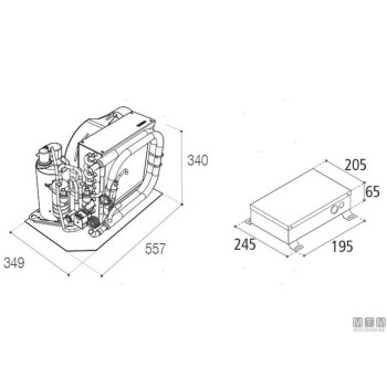 Air-condition system Vitrifrigo MACS 16000