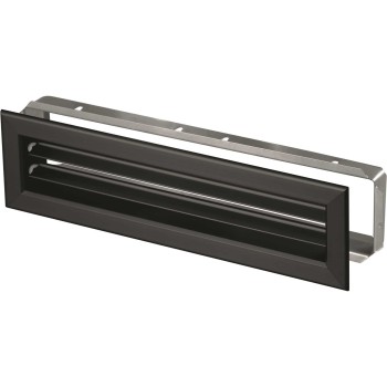 Black Grille Dometic MN2 370x77mm Sort