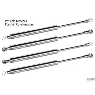 316 Stainless Steel Spring Lift Actuators 800mm 60KG