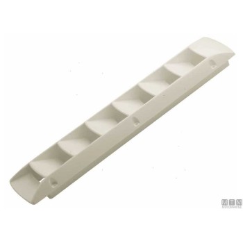 White Louvered vent 460 x 87mm