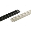 White Louvered vent 460 x 87mm