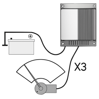 Wiper control box 112 x 112mm up to 3 wipers 12v