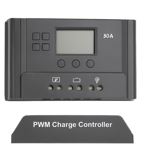 Régulateur de Charge Solaire PWM (Max 30A, Max 50V Entrée, Sortie de Batterie 12/24V) Régulateur de Charge Solaire PWM (Max 30A, Max 50V Entrée, Sortie de Batterie 12/24V)