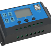 Régulateur de Charge Solaire PWM (Max 30A, Max 50V Entrée, Sortie de Batterie 12/24V)