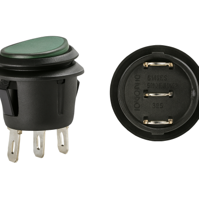 FLN IP65 Runde LED Kippschalter - Grün FLN IP65 Runde LED Kippschalter - Grün