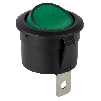 FLN IP65 Runde LED Kippschalter - Grün