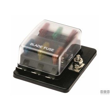 Compact 6-Position Fuse Box