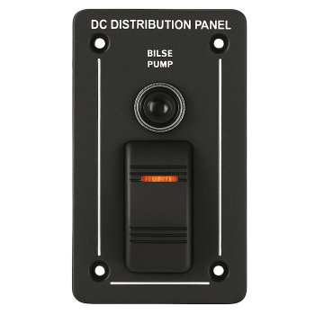 Aluminum Black Panel with Rocker Switches and Circuit Breaker Switches 5 + Voltmeter (3x5a/1x10a/1x15a) Dimensions 191 x 115 mm Aluminum Black Panel with Rocker Switches and Circuit Breaker Switches 5 + Voltmeter (3x5a/1x10a/1x15a) Dimensions 191 x 115 mm