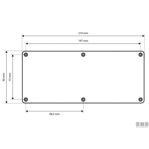 6-Position Microswitch Control Panel 210x90mm 6-Position Microswitch Control Panel 210x90mm