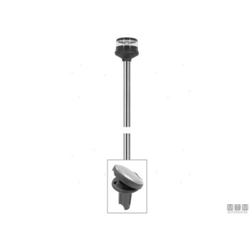 All-round Plug-in Angled-Base LED Pole Lights <20m H 60 cm Body Black All-round Plug-in Angled-Base LED Pole Lights <20m H 60 cm Body Black