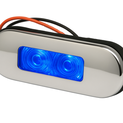 Elliptic Led Courtesy Light 86 x 31mm Blue Elliptic Led Courtesy Light 86 x 31mm Blue