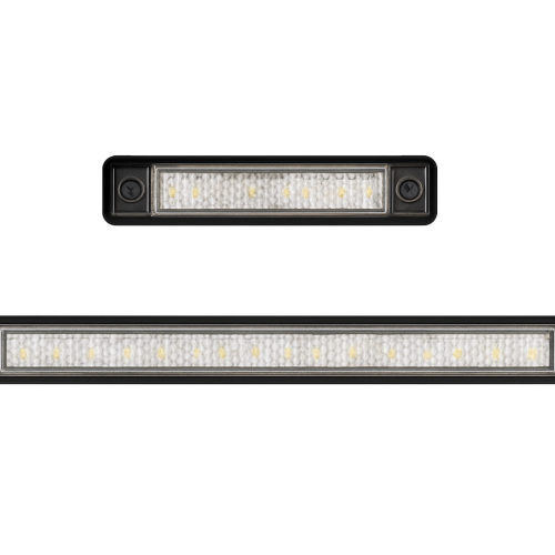 Eingelassene LED-Höflichkeitsschaltung 107 x 20 mm Weiß Eingelassene LED-Höflichkeitsschaltung 107 x 20 mm Weiß