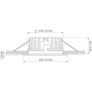Led Spotlight Quick KAI 82 x H4mm - Daylight 4000 K Led Spotlight Quick KAI 82 x H4mm - Daylight 4000 K