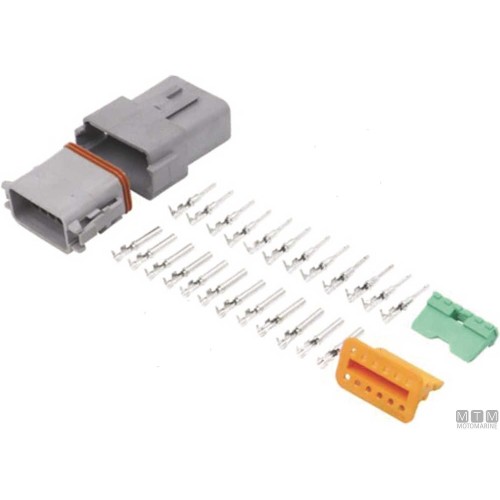 D-Type 12-Pole Quick Connect Plug D-Type 12-Pole Quick Connect Plug