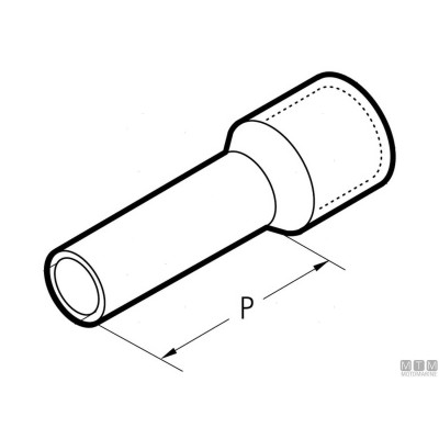 200PCS Pre-insulated Cable End Sleeves for 4MM2