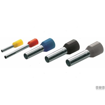 25MM2 Pre-insulated Cable End Sleeves - Pack of 50