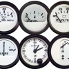 Uflex Ultra White 12/24V Water Temperature Gauge 52mm 40-120°