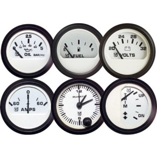 Hourmeter Uflex Ultra White range 0-99999h 52mm