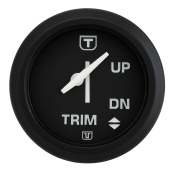 Trim Gauge 0-190 Ohm Up-Down Uflex Ultra Black 52mm