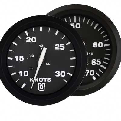 GPS Speedometer 60 knots Uflex Ultra Black 85mm GPS Speedometer 60 knots Uflex Ultra Black 85mm