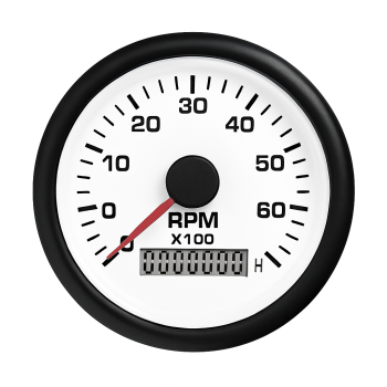 Tachometer/Hourmeter Uflex Ultra white 8000rpm 85mm Tachometer/Hourmeter Uflex Ultra white 8000rpm 85mm