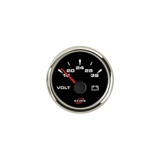 ECMS 10bar black oil pressure gauge