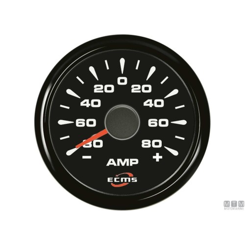 Öldruckmessgerät Schwarz ECMS 0-30 bar 52 mm