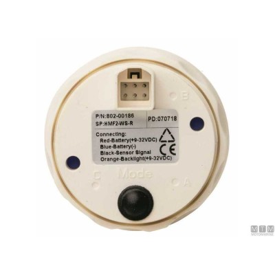 Trim Gauge ECMS White 0-190 Ohm 52mm