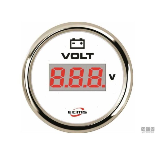 Trim Gauge ECMS White 0-190 Ohm 52mm