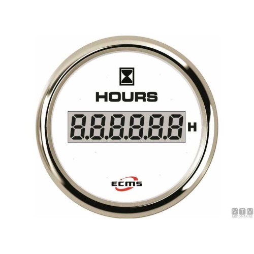 Trim Gauge ECMS White 0-190 Ohm 52mm