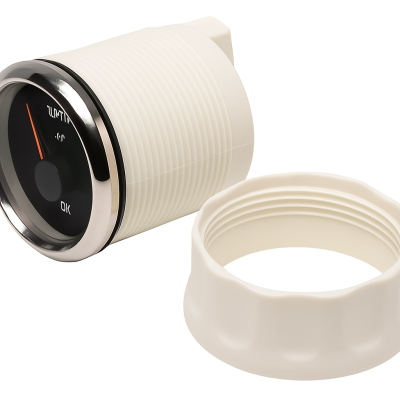 Indicateur d’assiette ECMS noir et chromé, 0-190 Ohm, D 52 mm Indicateur d’assiette ECMS noir et chromé, 0-190 Ohm, D 52 mm